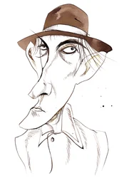 Peter Cook, Karikatur als Charakter E